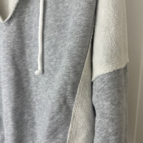 Abercrombie & Fitch Soft AF Hoodie Pullover Sweatshirt gray french terry Medium - Picture 3 of 3